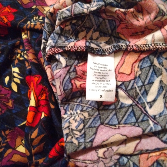 LulaRoe print dress. Size S - Picture 3 of 4